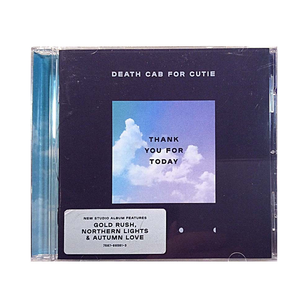 Death Cab For Cutie 2018 7567-86561-3 Thank You For Today CD