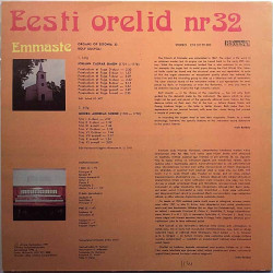 Rolf Uusväli 1990 C10 31179 003 Eesti Orelid Nr. 32 - Emmaste Used LP
