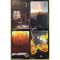 Eri Esittäjiä 1983 V 82028 Kauneimmat Hengelliset Laulut 4 kasettia boksi c musikkassett