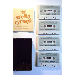 Latinalais-Amerikkalaisen musiikin parhaat 1980’s I 81001 VV Etelän rytmejä 4 kasettia muovilaatikossa cassette