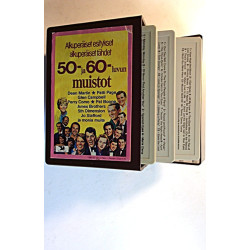 Various Artists : 50- ja 60-luvun muistot askuperäis esitykset 3 kasettia - käytetty kasetti
