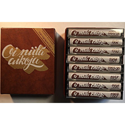 Yleisön pyynnöstö toivekokoelma 1 1980 VPC 9621-9628 Oi niitä aikoja 1950-1959 8 kasettia laatikossa cassette