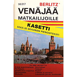 Berlitz 1975 96317 Venäjää matkailijoille + 32-sivuinen sanasto cassette