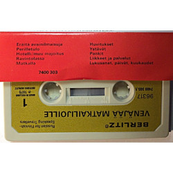 Berlitz 1975 96317 Venäjää matkailijoille + 32-sivuinen sanasto cassette
