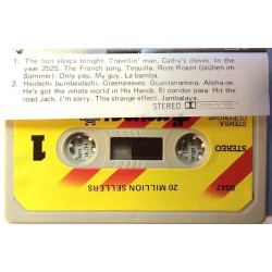 Jotain artisteja 1980’s 8047 20 Million Sellers c musikkassett