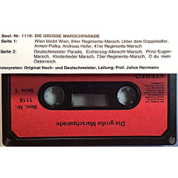 Joku artisti 1980’s 1118 Die grosse Marschparade cassette