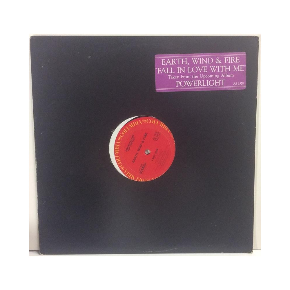 Earth, Wind & Fire :  Fall In Love With Me 12” maxi  1981 70L COLUMBIA tuotelaji: KLP