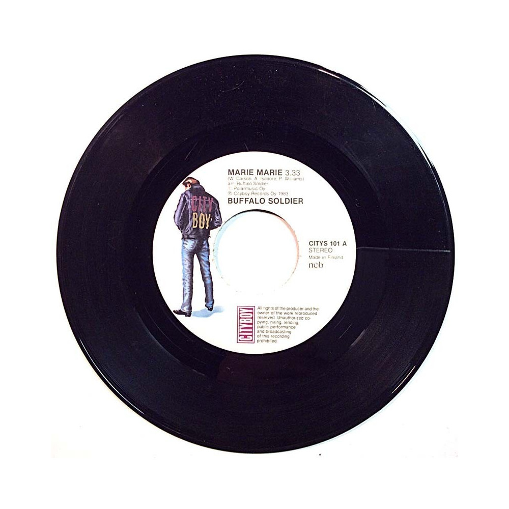 Buffalo Soldier 1983 CITYS 101 Marie Marie / Looking For Excuses second hand single