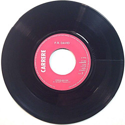 F.R. David 1983 CARS 13.213 I neew you / Porcelain eyes second hand single