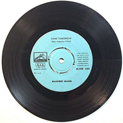 Manfred Mann 1965 45-POP 1381 Come Tomorrow / What Did I Do Wrong ? second hand single