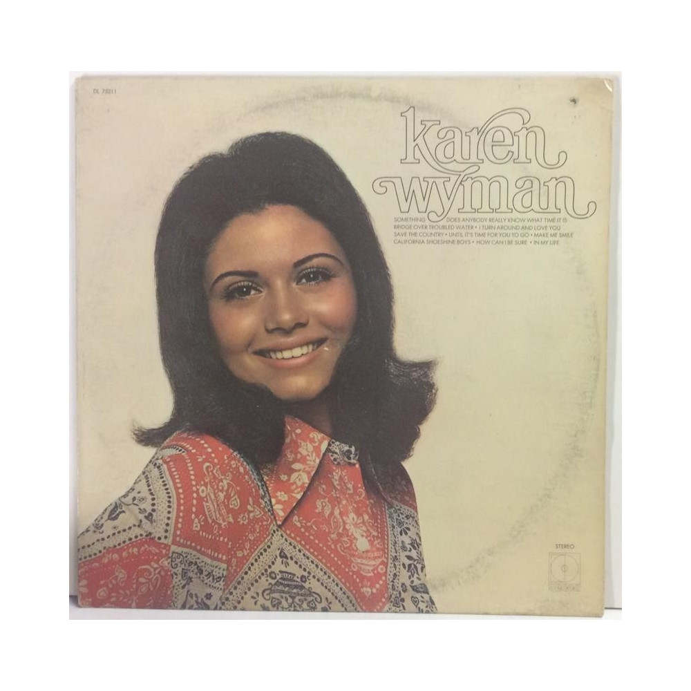 Wyman Karen :  Karen Wyman  -70  1970 70L DECCA tuotelaji: KLP