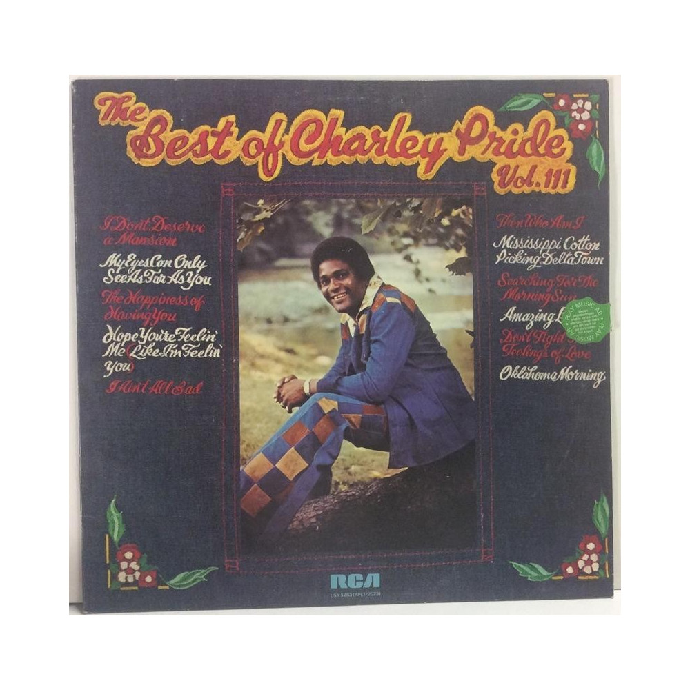 Pride Charley :  Best of vol.111  1976 70L RCA tuotelaji: KLP