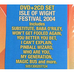 Who 2017 EAGDV077 Live At The Isle Of Wight Festival 2004 2CD CD