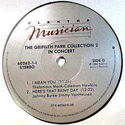 Stanley Clarke / Chick Corea: The Griffith Park Collection 2  kansi Ei kuvakantta levy EX- kanneton LP