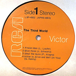 Third World (siis rock-pumppu, ei reggae): The Third World -71  kansi Ei kuvakantta levy VG kanneton LP