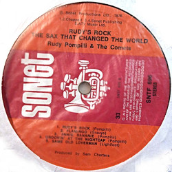 Rudy Pompilli And The Comets 1976 SNTF 696 The Sax That Changed The World LP ingen omslag