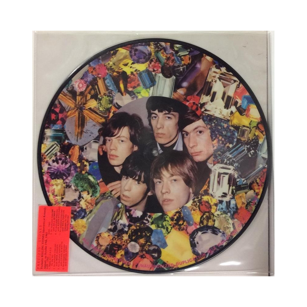 Rolling Stones :  Precious Stones picture disc  1981 KuvaLP/Single SILHOUETTE  kansi  EX levy  EX