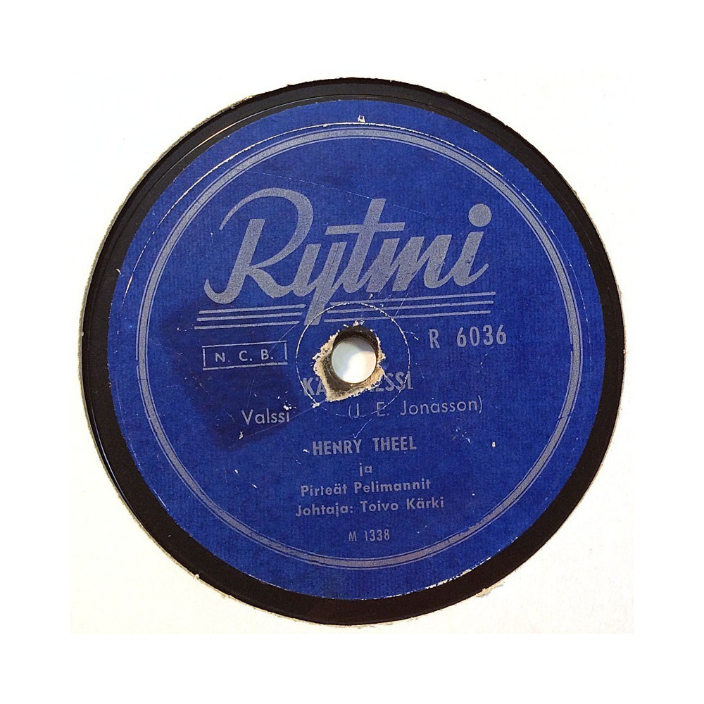 Theel Henry 1950 R 6036 Käkivalssi / Muistoja pariisista stenkaka 78-varvare