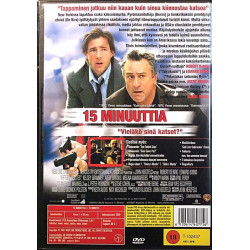 DVD - Elokuva 2000  15 Minuuttia, Robert De Niro DVD Begagnat