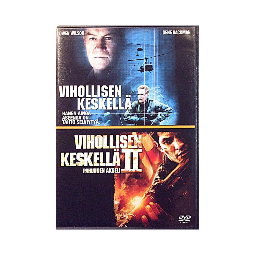 DVD - Elokuva 2006/2009  Vihollisen keskellä I & II 2DVD DVD Begagnat