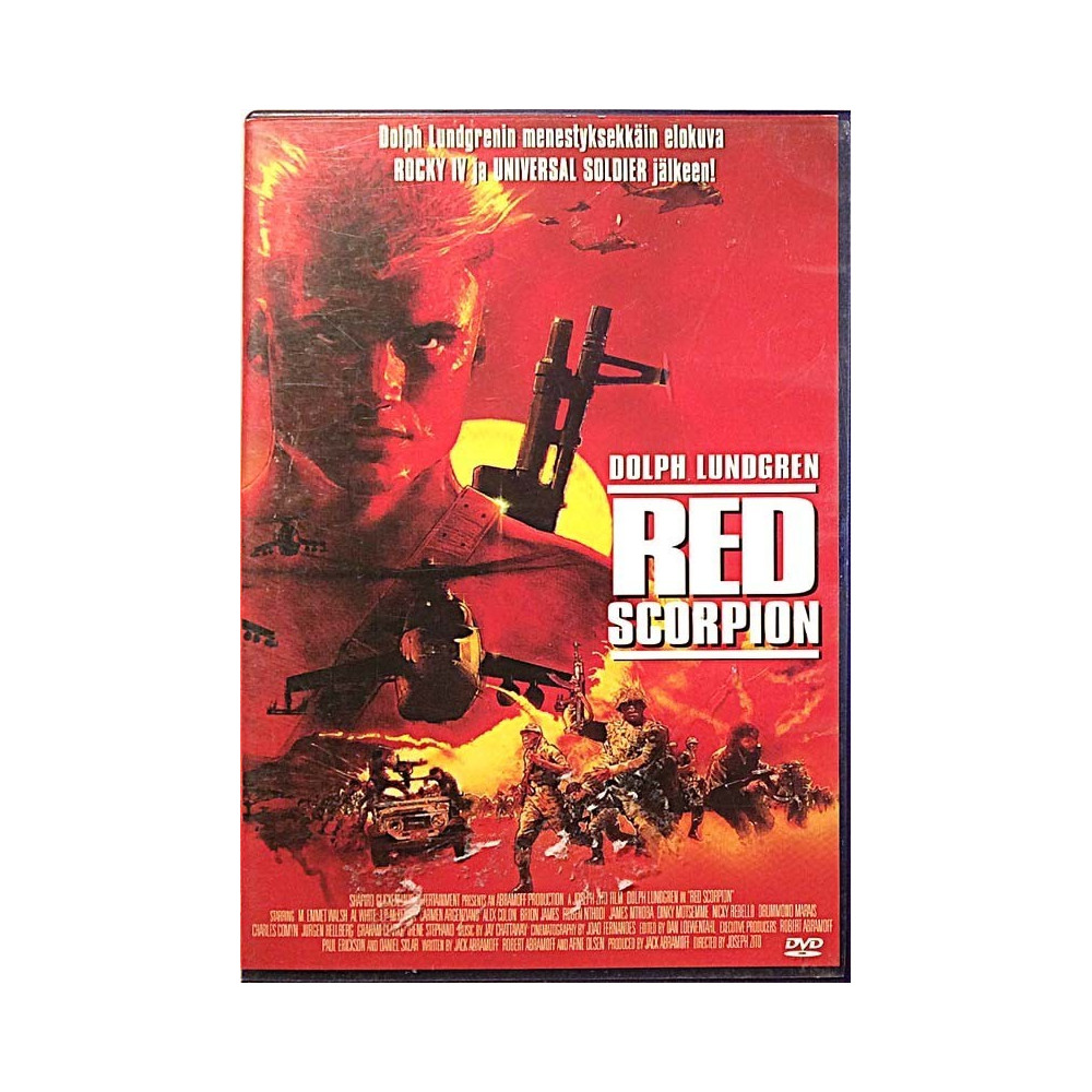 DVD - Elokuva 1988  Red Scorpion DVD Begagnat