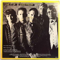Mental As Anything: Live It Up  kansi VG levy EX käytetty vinyylisingle