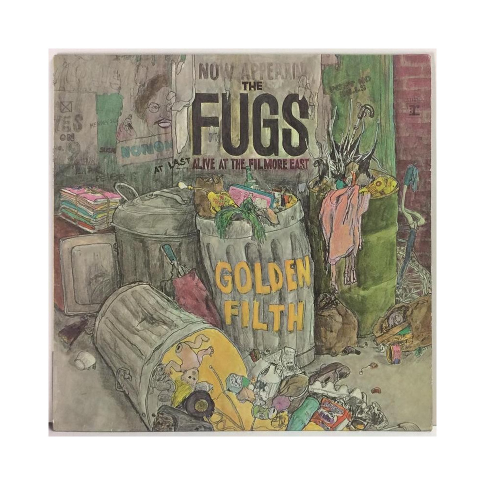 FUGS :  GOLDEN FILTH  1970 60L REPRISE  kansi  EX- levy  EX-