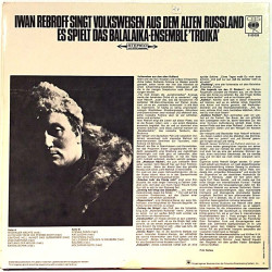 Rebroff Ivan 1968 S 63059 Singt Volksweisen Aus Dem Alten Russland Used LP