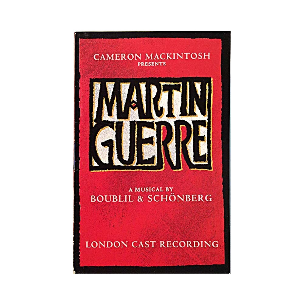London Cast Recording 1995 CAST C59 Martin Guerre c music cassette