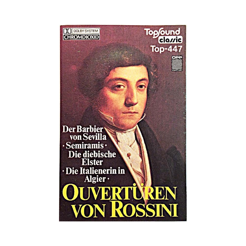 Rossini 1970’s Top-447 Ouvertüren von c music cassette