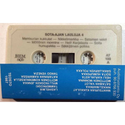 Sota-ajan lauluja alkuperäisäänityksiä 1980’s AT 103 Siellä jossakin osa 4 1932-1942 c music cassette