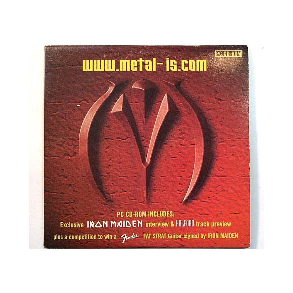 Iron Maiden Halford PC CD-ROM 2000  www.metal-is.com pahvikantinen sampleri Used CD