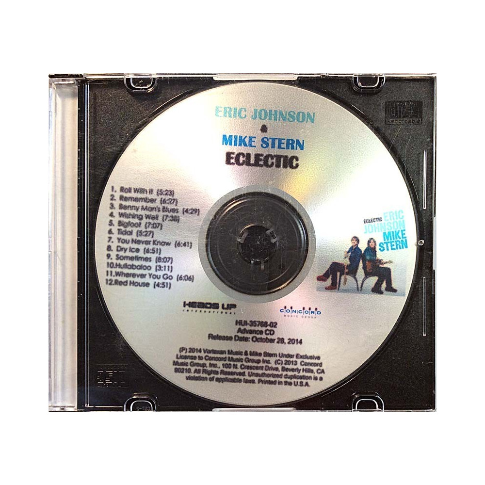 Johnson Eric - Mike Stern 2014 HUI-35768-02 PROMO Eclectic promoalbumi Used CD