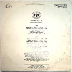 Fix Rock-Grupp 1989 C60 28885 006 Fix 20 Begagnat LP