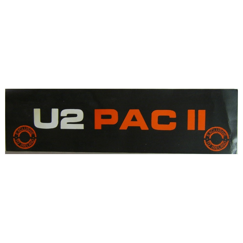 Juliste U2 PAC 2 - 37CM X 10CM