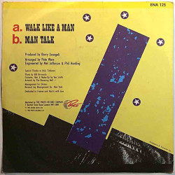 Divine 1985 ENA 125 Walk like a man / Man talk begagnad singelskiva