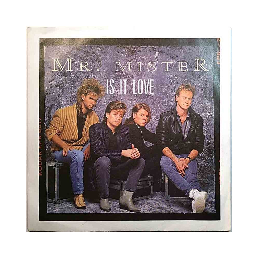 Mr. Mister: Is It Love / 32  kansi EX- levy VG käytetty vinyylisingle