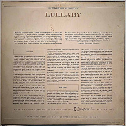 Len Stevens And His Orchestra 1963 RDS6024 Lullaby Used LP