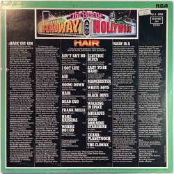 Original Cast Recording Of The New York 1976 PJL 1-8050 HAIR, The Best of Broadway & Hollywood Used LP