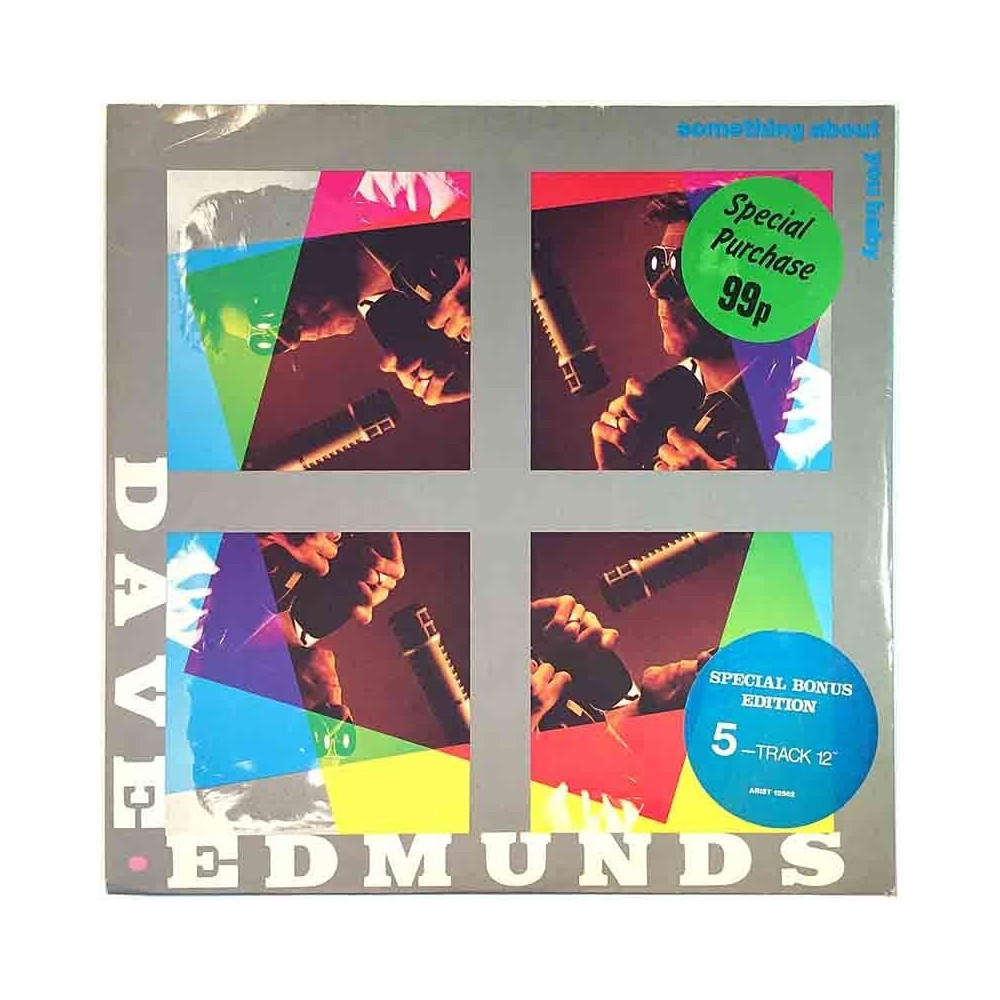 Edmunds Dave: Something About You Baby 12-inch maxi  kansi EX levy EX Käytetty LP