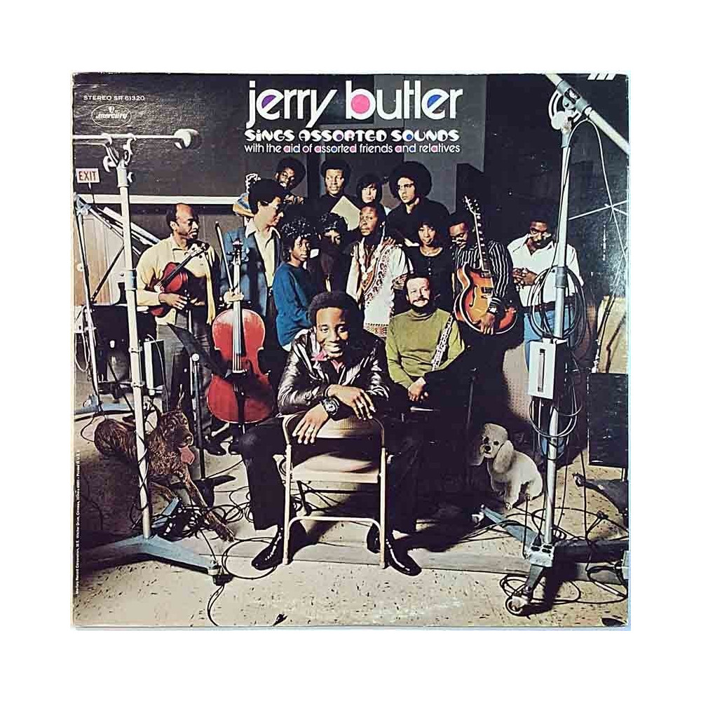 Butler Jerry: Sings Assorted Sounds  kansi EX levy EX Käytetty LP