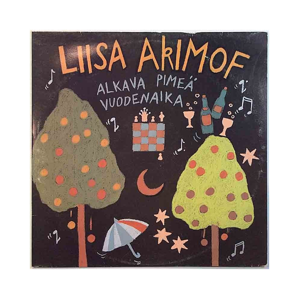 Akimof Liisa 1987 833964-1 Alkava Pimeä Vuodenaika Begagnat LP