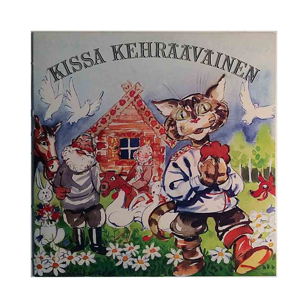 Karviaiset: Kissa kehrääväinen  kansi EX levy EX Käytetty LP