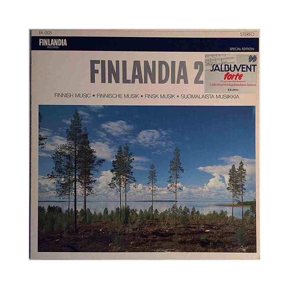 Suomalaista musiikkia, Finnish Music - 2 1987 FA 005 Finlandia 2 special edition Used LP