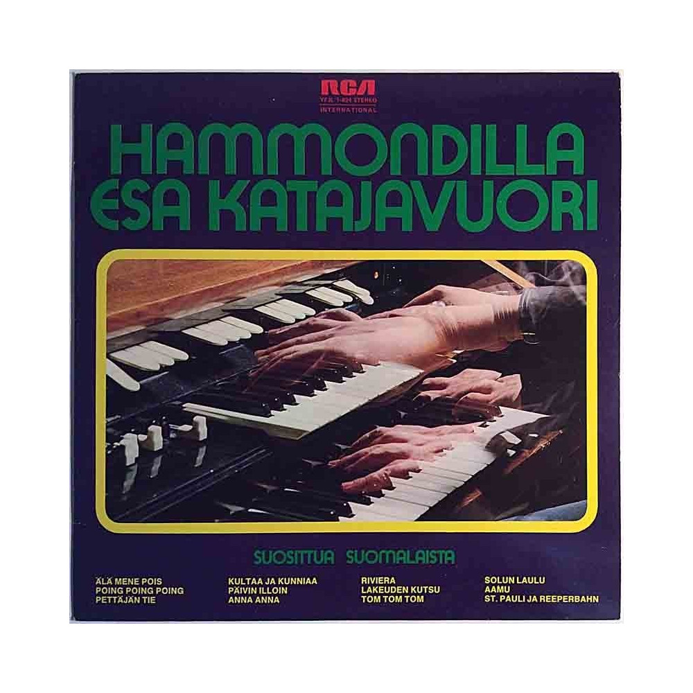 Katajavuori Esa 1971 YFJL 1-824 Hammondilla suosittua suomalaista Used LP
