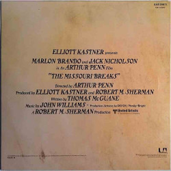 Original Soundtrack 1976 UAS 29971 Missouri Breaks Begagnat LP
