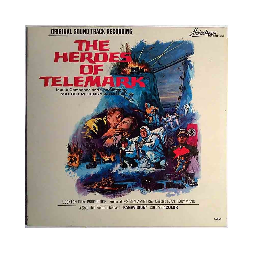 Soundtrack 1965 56064 The Heroes Of Telemark Begagnat LP