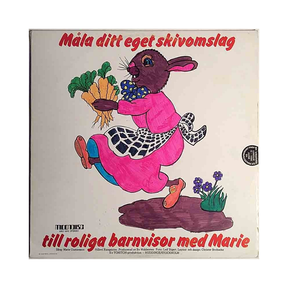 Marie Gustavsson: Sjunger barnens favoritmelodier Vol.2  kansi EX levy EX Käytetty LP