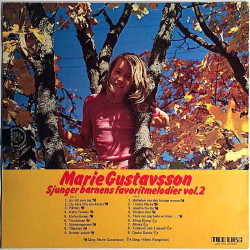 Marie Gustavsson: Sjunger barnens favoritmelodier Vol.2  kansi EX levy EX Käytetty LP
