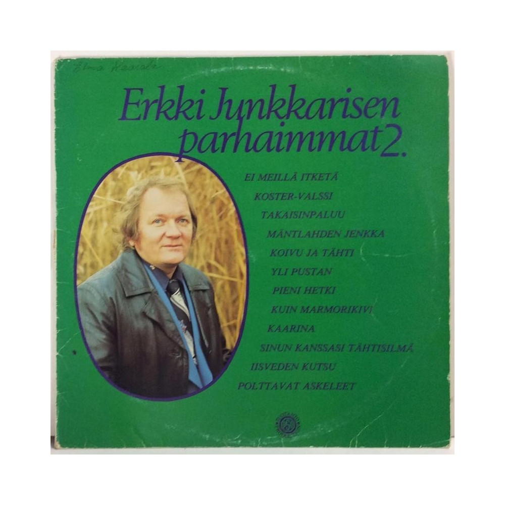 JUNKKARINEN ERKKI :  PARHAIMMAT 2.  1976 SF 50L PSO  kansi  VG+ levy  VG+